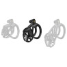 CockLock Cage de chasteté Bouh M 8 x 3.5 cm Noire
